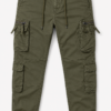 Men's Olive Green Tactical Cargo Joggers – Streetwear Utility Pants